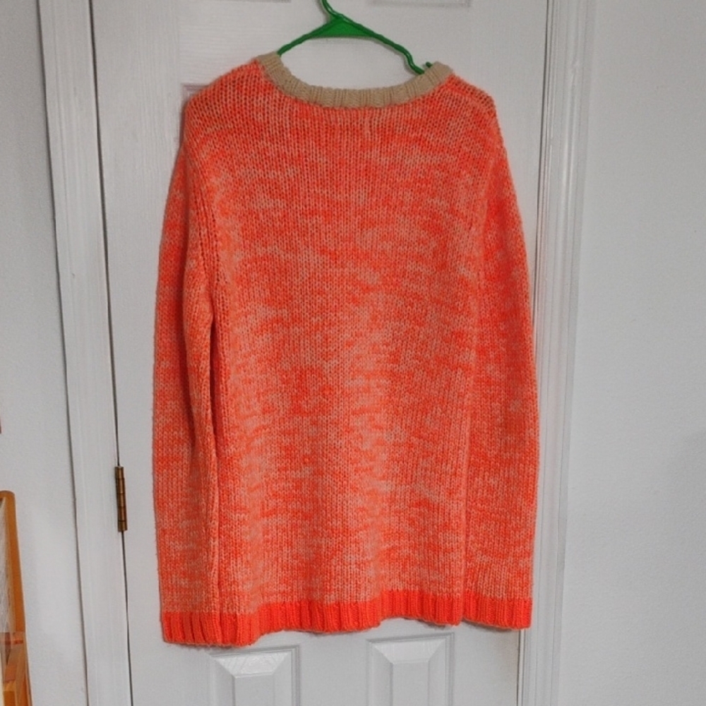 Mads Nørgaard Orange Knit Sweater M - Picture 4 of 4